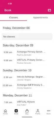 YogaShala SA android App screenshot 1